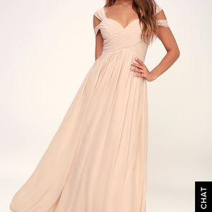 Lulus MAKE ME MOVE BLUSH PINK MAXI DRESS